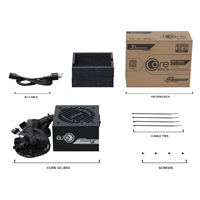 Seasonic CORE GC-850 850W 80 PLUS Gold ATX 3.1 Non-Modular PSU with 120mm HDB Fan, Braided Cables & 5 Year Warranty, Black - Image 4