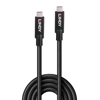 LINDY 43308 5m Active USB 3.2 Gen 2 C/C Cable, Data transfer rates up to 10Gbps, Supports video resolutions up to UHD 8K 7680x4320@60Hz including 4K 4096x2160@120Hz, 2 year warranty - Image 4