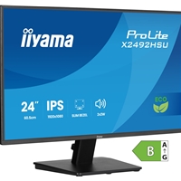 iiyama ProLite monitor X2492HSU-B1 24-Inch, Full HD, IPS, 120Hz, Black, 4-side slim bezel and B energy class, HDMI, Display Port, USB Hub - Image 5