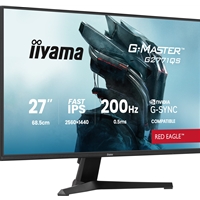 iiyama G-Master Red Eagle gaming monitor G2771QS-B1 27" Black, Ultra Slim Bezel, QHD Resolution, IPS, 200Hz, 0.5ms, Nvidia G-Sync, HDMI, Display Port, Black Tuner - Image 4