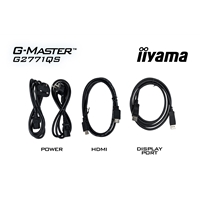 iiyama G-Master Red Eagle gaming monitor G2771QS-B1 27" Black, Ultra Slim Bezel, QHD Resolution, IPS, 200Hz, 0.5ms, Nvidia G-Sync, HDMI, Display Port, Black Tuner - Image 8