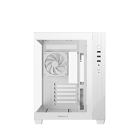 DeepCool CG330 3F ARGB Dual-Chamber Micro-ATX Tower Case, Tempered Glass Panels, 3 x 120mm ARGB Fans, USB 3.0, ITX/Micro-ATX, White - Image 5