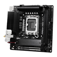 ASRock B860I WiFi Intel 1851 Socket Motherboard, Mini-ITX, 2x DDR5 Slots, 2x M.2 Sockets, 2.5GbE + 1GbE LAN, Wi-Fi 6E, 1x DisplayPort / 1x HDMI Port - Image 5