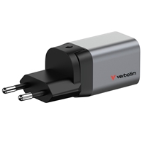 Verbatim GNC-35 GaN Charger 35W with 1 x USB-C PD 35W / 1 x USB-A QC 3.0 (EU/UK/US) - Image 5