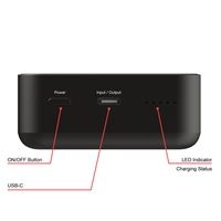Verbatim Charge 'n' Go Power Bank Magnetic Wireless Charging 20000mAh Black - Image 5
