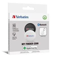 Verbatim MYFC-02BW My Finder Coin Bluetooth Item Finder 2 pack Black / White - Image 4