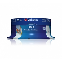 Verbatim BD-R SL Datalife 25GB 6X 25 Pack Spindle Wide Printable NO ID - Image 4