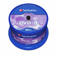 Verbatim DVD+R 16X 4.7GB 50 Pack Spindle Matt Silver - Image 4
