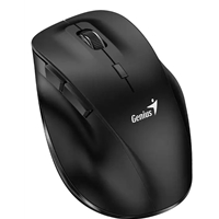 GENIUS Ergo 8230S Easy Ergonomic Wireless Silent Mouse, 2.4 GHz wireless, 6 buttons, Quiet click, less noise, DPI button: 800 / 1200 / 1600 (default) dpi - Black - Image 4
