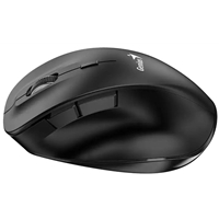 GENIUS Ergo 8230S Easy Ergonomic Wireless Silent Mouse, 2.4 GHz wireless, 6 buttons, Quiet click, less noise, DPI button: 800 / 1200 / 1600 (default) dpi - Black - Image 8