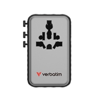 Verbatim Charge 'n' Travel 170W Universal Travel Adapter Black, Charge Up To 6 Devices AT Once - Image 5