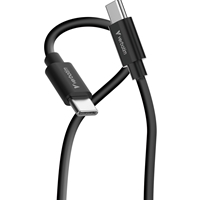 Verbatim Essentials Sync & Charge USB-C to C Cables (2 pack) Black & White, 1m, 60W PD, 480Mbps, USB Power Delivery 3.0 Supports Up To 60W Fast Charging - Image 7