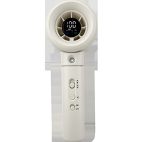 Verbatim Cool 'n' Go Aqua Breeze Handheld Fan, Portable Cooling with Refreshing Mist Spray - White/Silver - Image 2