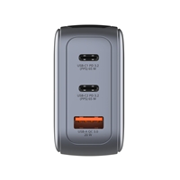 Verbatim Mini GaN Charger with Display, 65W 3-Port + 60W USB-C to USB-C Cable - Image 5