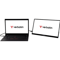 Verbatim Portable 15.6" Touch Monitor 4K UHD ALU, 3840 x 2160 Resolution, 60HZ, Built-in Kickstand, Tilt: From 0 Up To 85 - Image 4