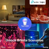 TP-Link Tapo L530B(2-Pack) Smart Wi-Fi Light Bulb, Multicolor, B22, 2-Pack - Image 6