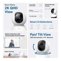 TP-Link Tapo C220 Pan/Tilt AI Home Security Wi-Fi Camera - Image 5