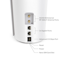 TP-Link Deco X50-5G(1-pack) 5G AX3000 Whole Home Mesh Wi-Fi 6 Router with Built-In 5G Modem - Image 5