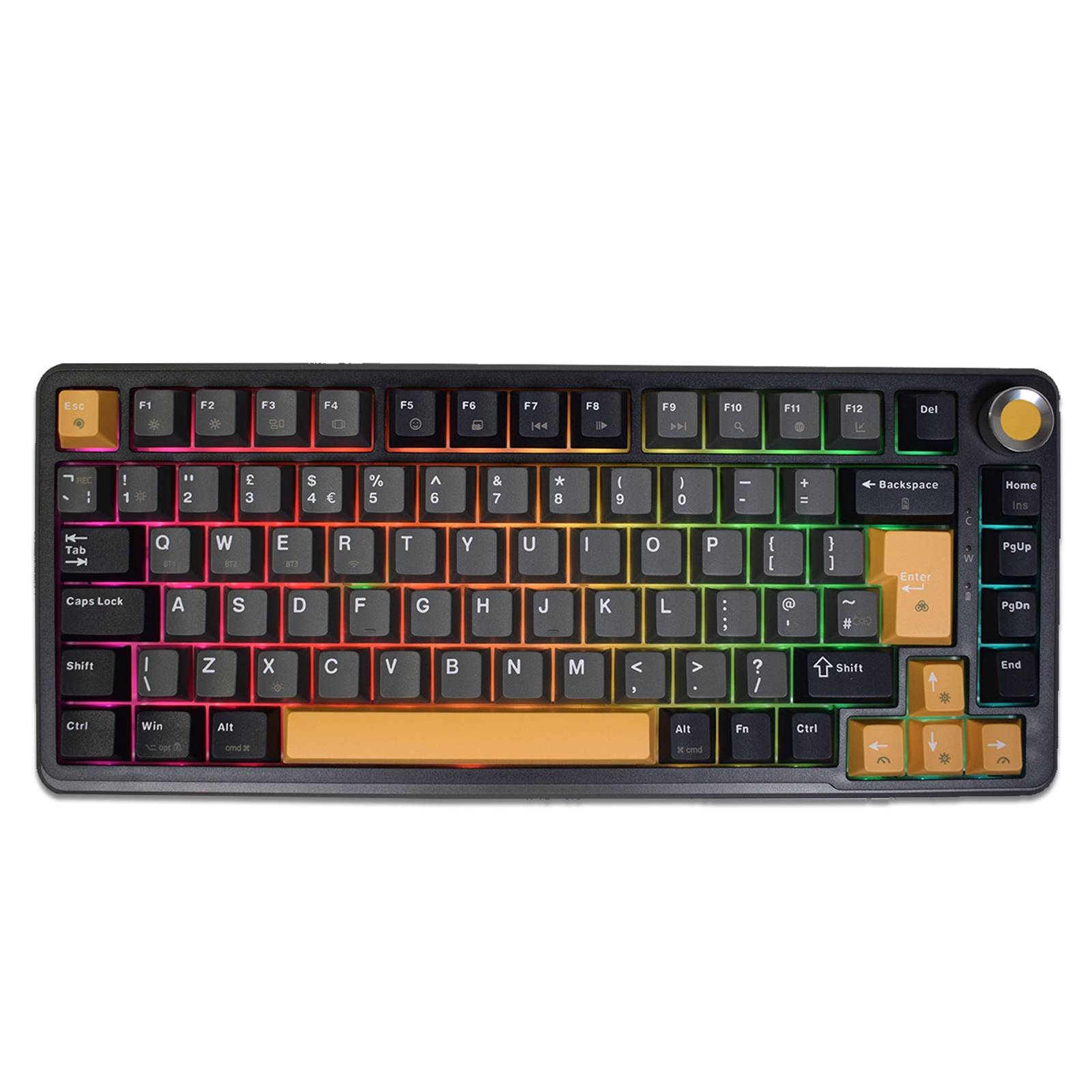 Marvo Titan 75 KG985W Wireless Mechanical Gaming Keyboard, Tri-Mode Connectivity, Wired, 2.4GHz & Bluetooth, Hot-Swappable Mechanical Switches, Vibrant RGB Backlighting, Full-Key Anti-Ghosting - Image 3