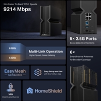 TP-Link Archer BE550 BE9300 Tri-Band Wi-Fi 7 Router - Image 7