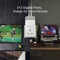 TP-Link PG2400P KIT G.hn2400 Passthrough Powerline Kit - Image 5