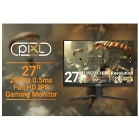 piXL X-Series GS27IDPHA 27 Inch Full HD IPS Gaming Monitor with 200Hz Refresh Rate, 1920 x 1080 Resolution, 0.5ms Response Time, HDMI 2.0 & DisplayPort 1.4 - Image 6