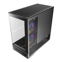 Antec Constellation C2M ARGB Micro-ATX PC Case, 270' Panoramic Tempered Glass, 240mm and 120mm ARGB PWM Fans, USB-C, 360mm Radiator Support, Black - Image 7