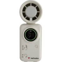 Verbatim Cool 'n' Go Ice Touch Mini Handheld Fan White / Silver - Image 4