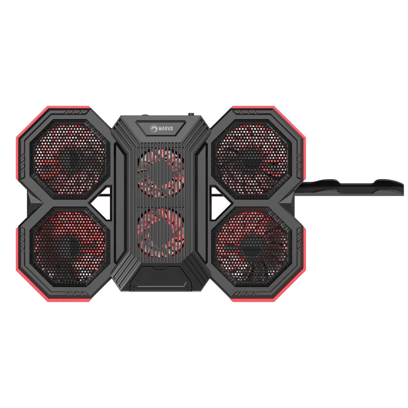 Marvo Scorpion FN-41 Atlas 60 USB Powered Six Fan Laptop Cooling Stand (Black) - Image 3