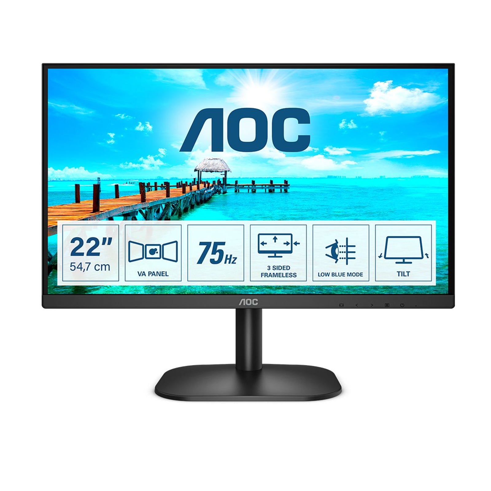 AOC 21.5 VA MONITOR 22B2H/EU - Image 7