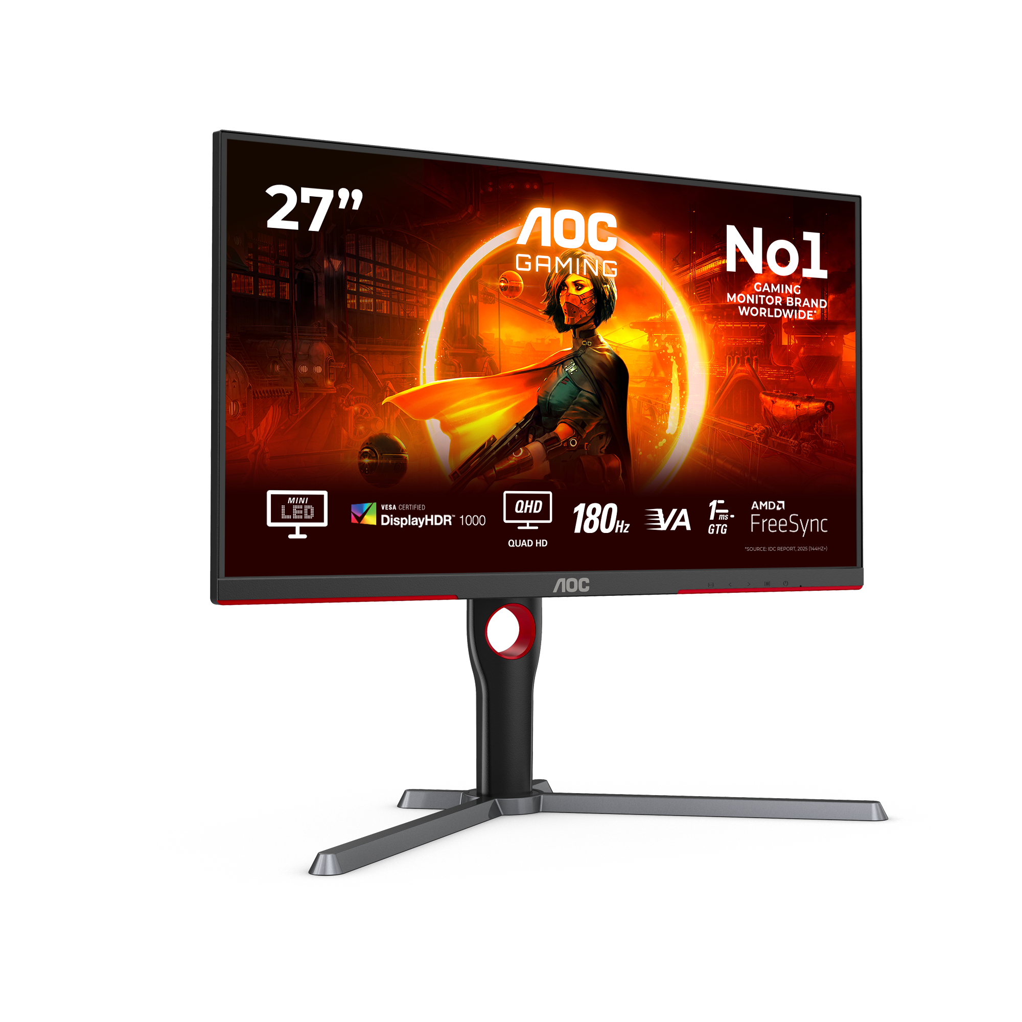 AOC 27 VA MONITOR Q27G3XMN/BK - Image 2