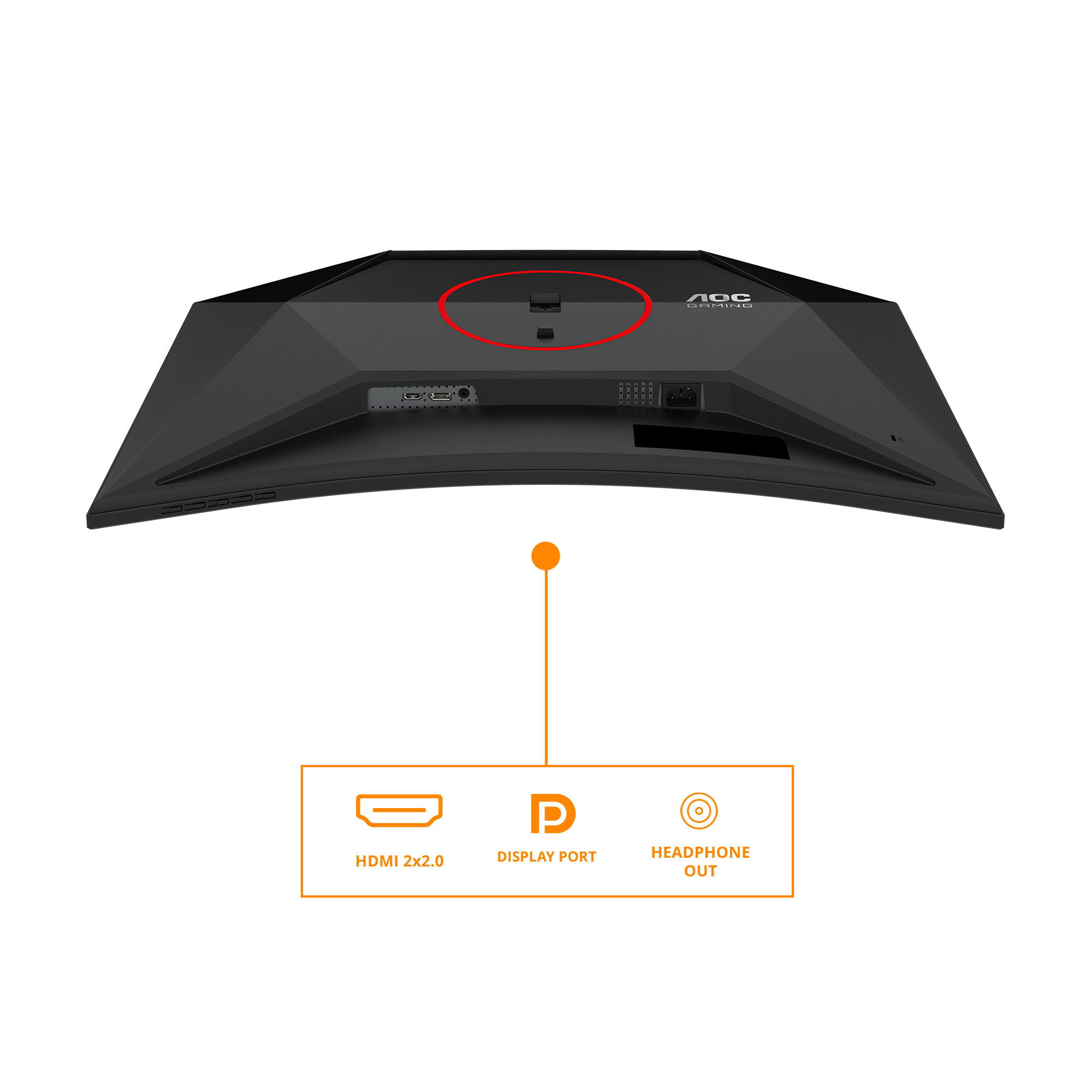 AOC 31.5 VA MONITOR SPK CURVED C32G4Z - Image 3