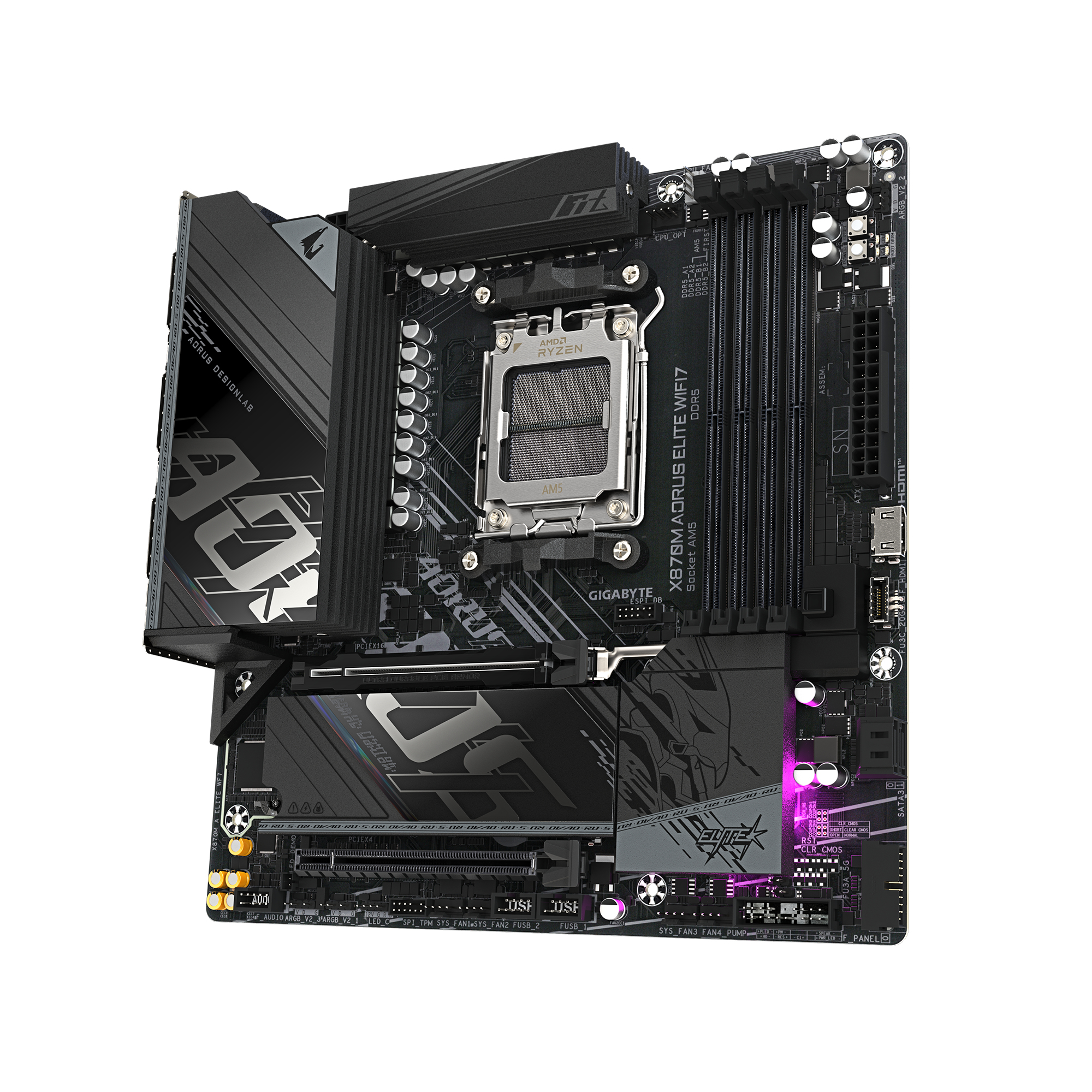 AORUS AM5 X870M AORUS ELITE WIFI7 M-ATX - Image 3