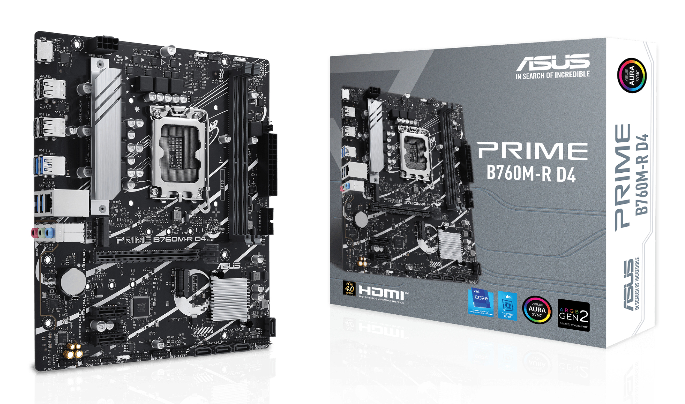 ASUS 1700 PRIME B760M-R D4 M-ATX