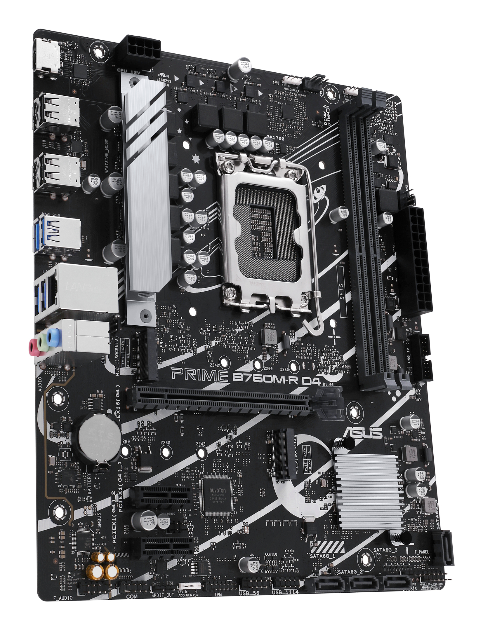 ASUS 1700 PRIME B760M-R D4 M-ATX - Image 4