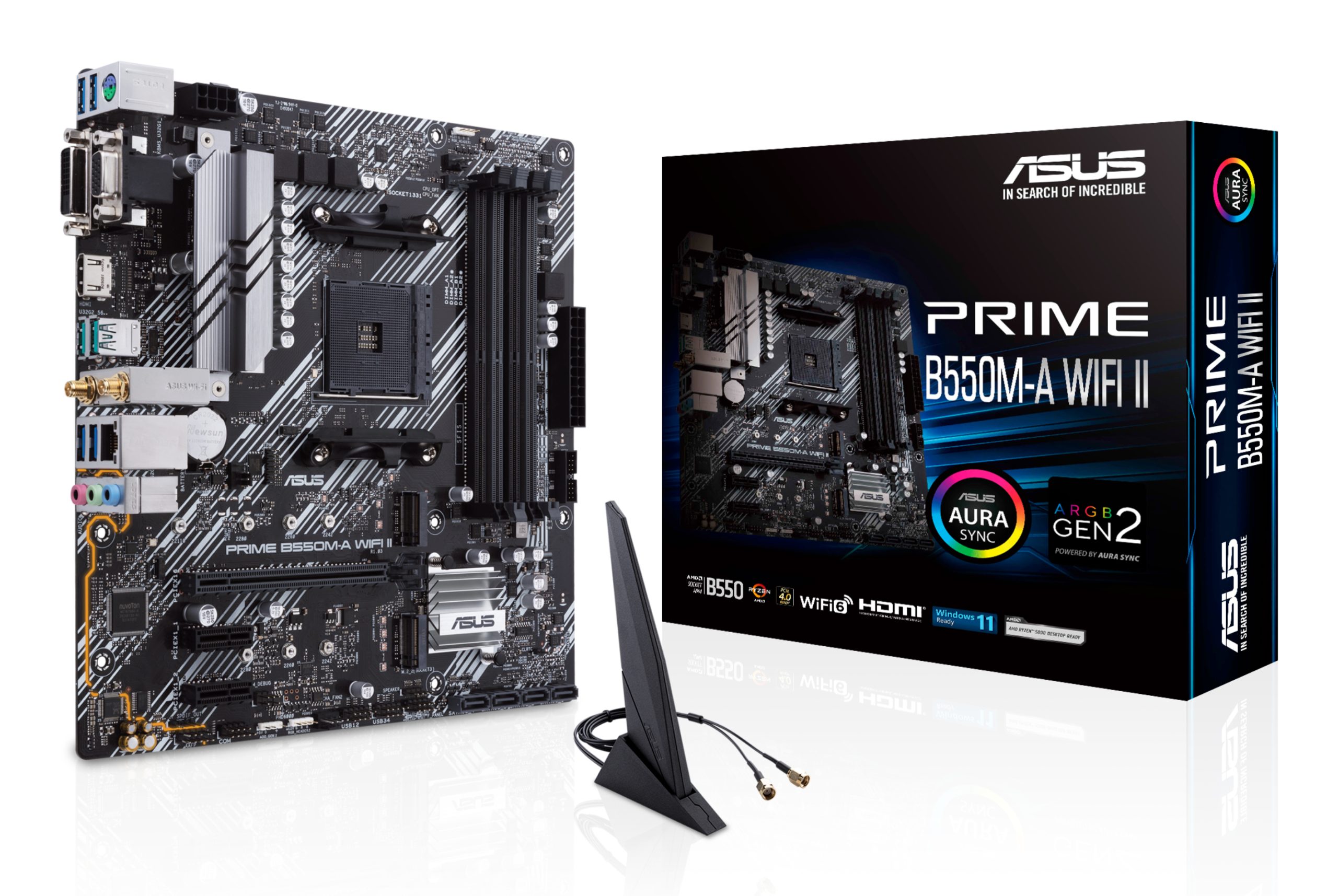 ASUS AM4 PRIME B550M-A WIFI II M-ATX
