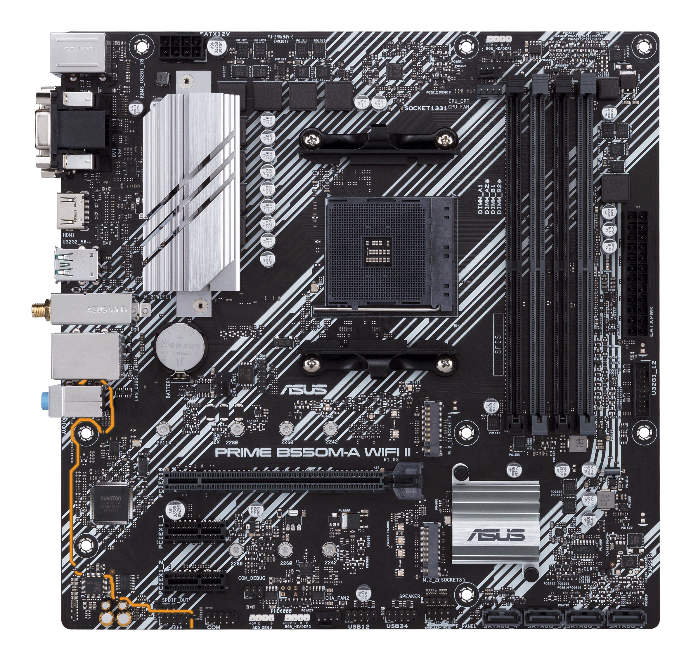 ASUS AM4 PRIME B550M-A WIFI II M-ATX - Image 2