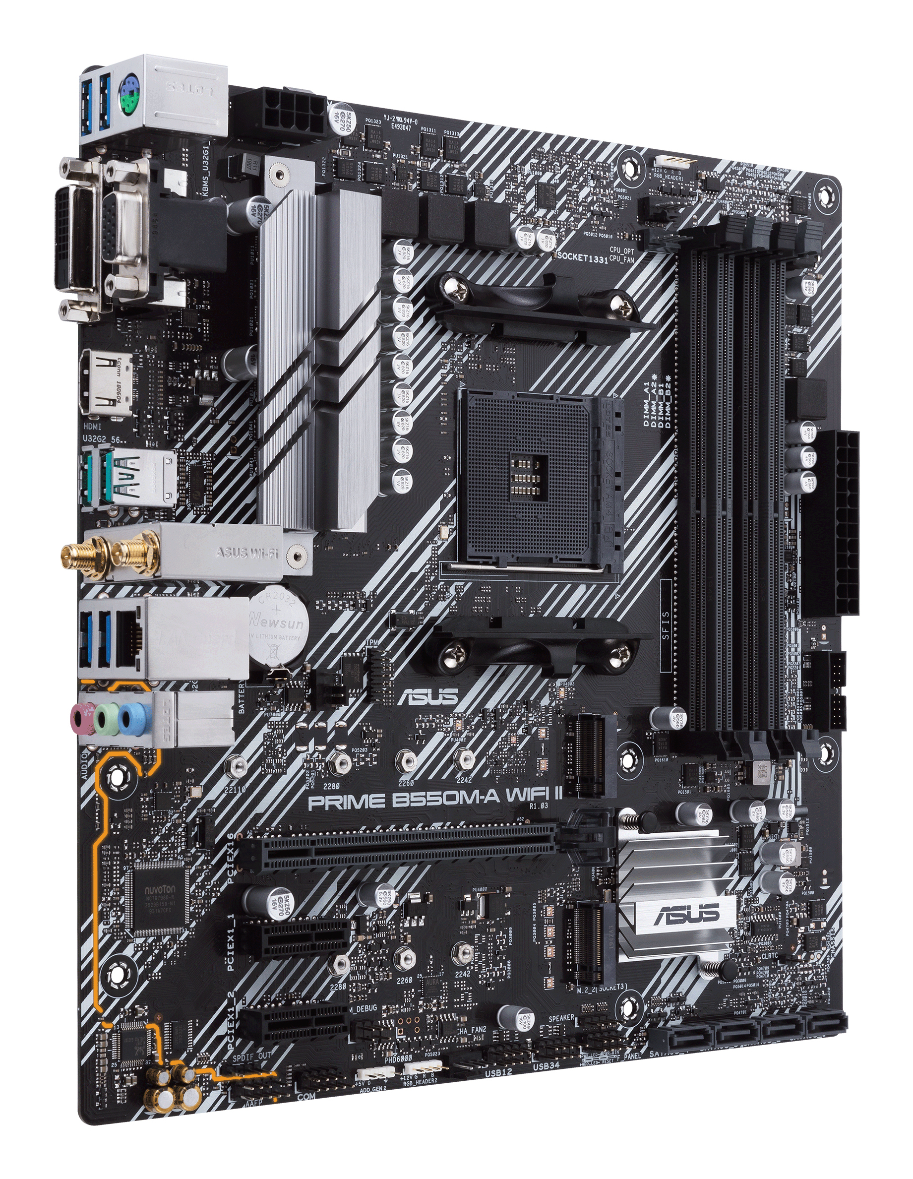 ASUS AM4 PRIME B550M-A WIFI II M-ATX - Image 3