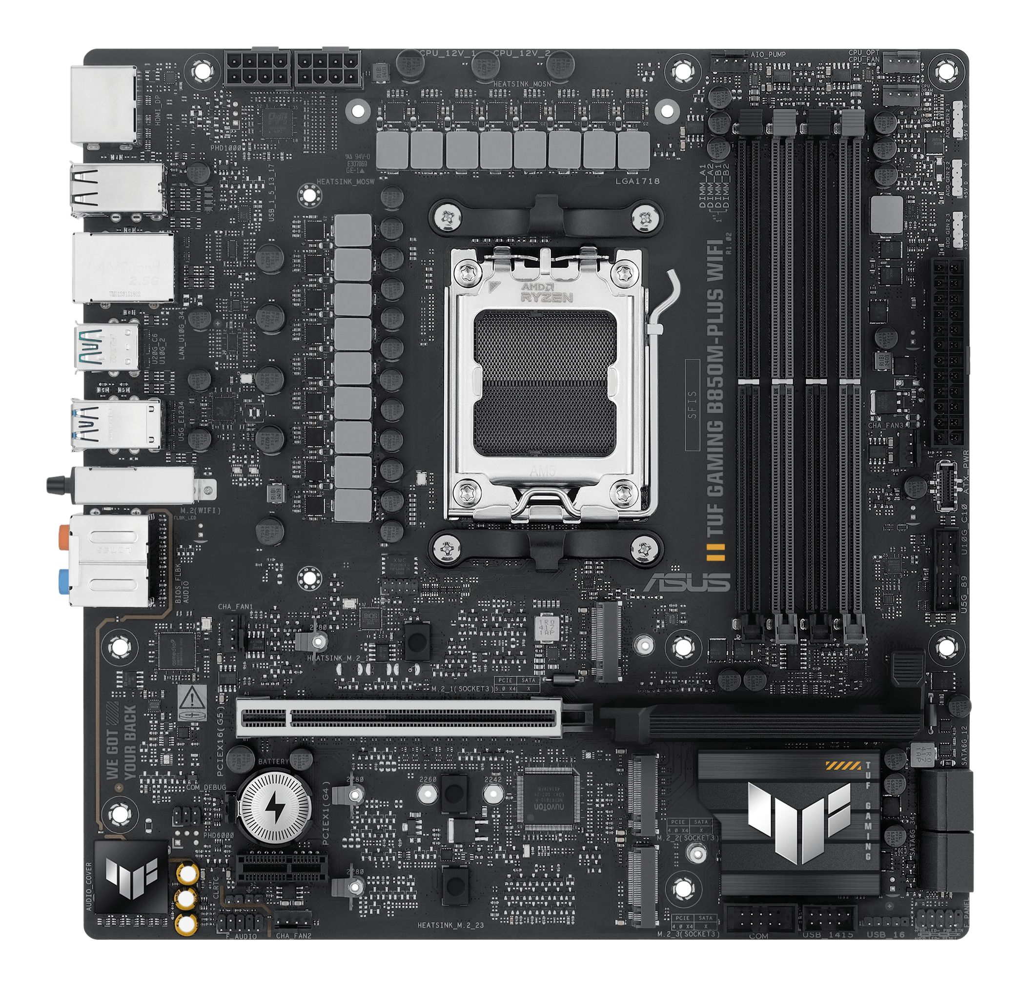 ASUS AM5 TUF GAMING B850M-PLUS WIFI - Image 2