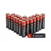 Verbatim AA Battery Alkaline 24 Pack (BOX)