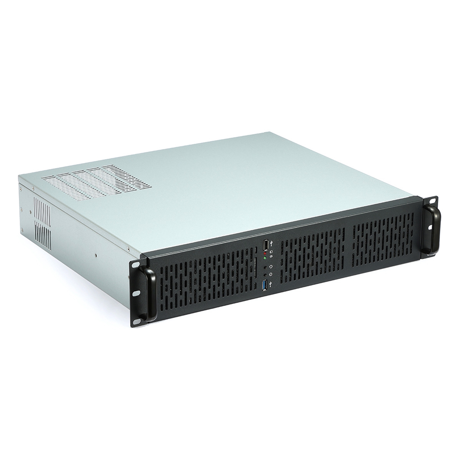 Codegen 2U400 Rackmount Server Case, 1 x USB 3.0 / 1 x USB 2.0, 380 MM Deep, 3 x 80 mm PWM Hydraulic Bearing, Micro ATX, Mini ITX Compatible - Image 3