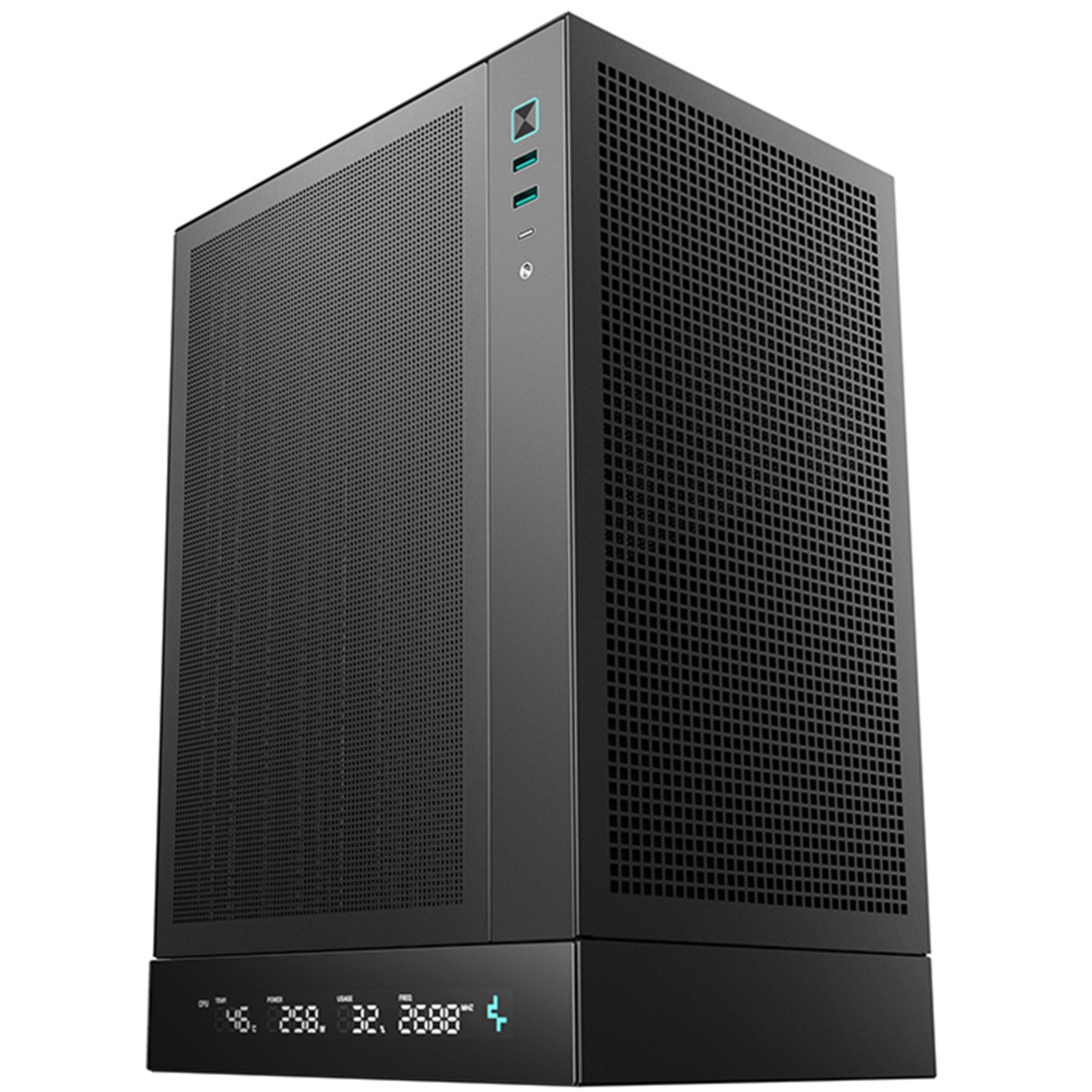 Deepcool CH170 Digital Mini-ITX Case - High Airflow, Supports Water Cooling, Ultra-Quiet Operation, Compact Design for Efficient Space Management - Image 3