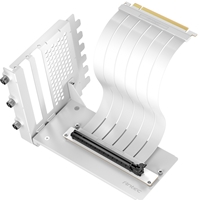 Antec RTX50 PCIe 5.0 Riser Cable with 90 degree Bracket Mount, White, Designed To Allow Vertical Mounting Of A Graphics Card