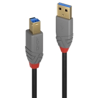 Lindy 36742 2m USB 3.2 Type A to Type B, Anthra Line - Image 2
