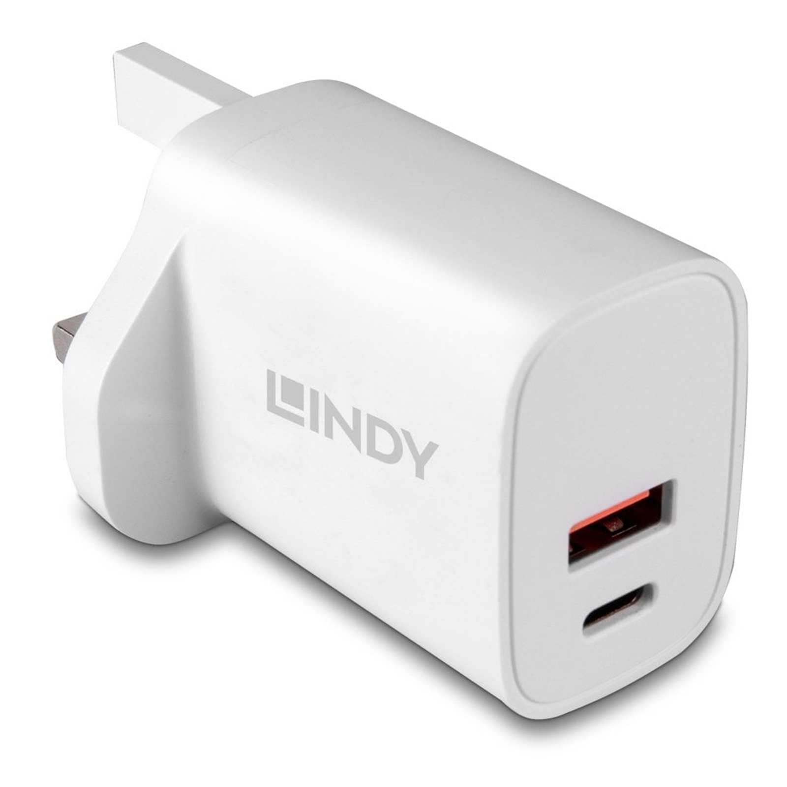 LINDY 73416 Power Adapter, USB, 24 pin USB-C, 20W, Fast Charge, Power Delivery 3.0, White - Image 3