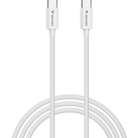 Verbatim Essentials Sync & Charge 3m USB-C to C Cable, 100W PD, 480Mbps, USB Power Delivery 3.0 Supports Up To 100W Fast Charging