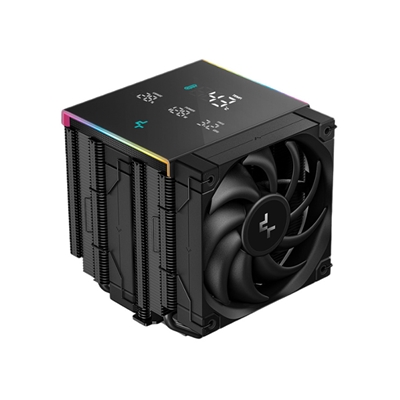 DeepCool AK620 Digital Pro CPU Air Cooler, Dual-Tower with Digital Display, 120mm FDB Fans, ARGB Lighting, 6 Copper Heatpipes, LGA1700/AM5 Compatible, High-Performance Quiet Cooling for Gaming PCs - Image 2