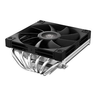 DeepCool AN600 Low-Profile CPU Cooler, 1x 120mm PWM Fans, Aluminium Fins, Copper Base, 6x Heatpipes, Intel/AMD - Image 2