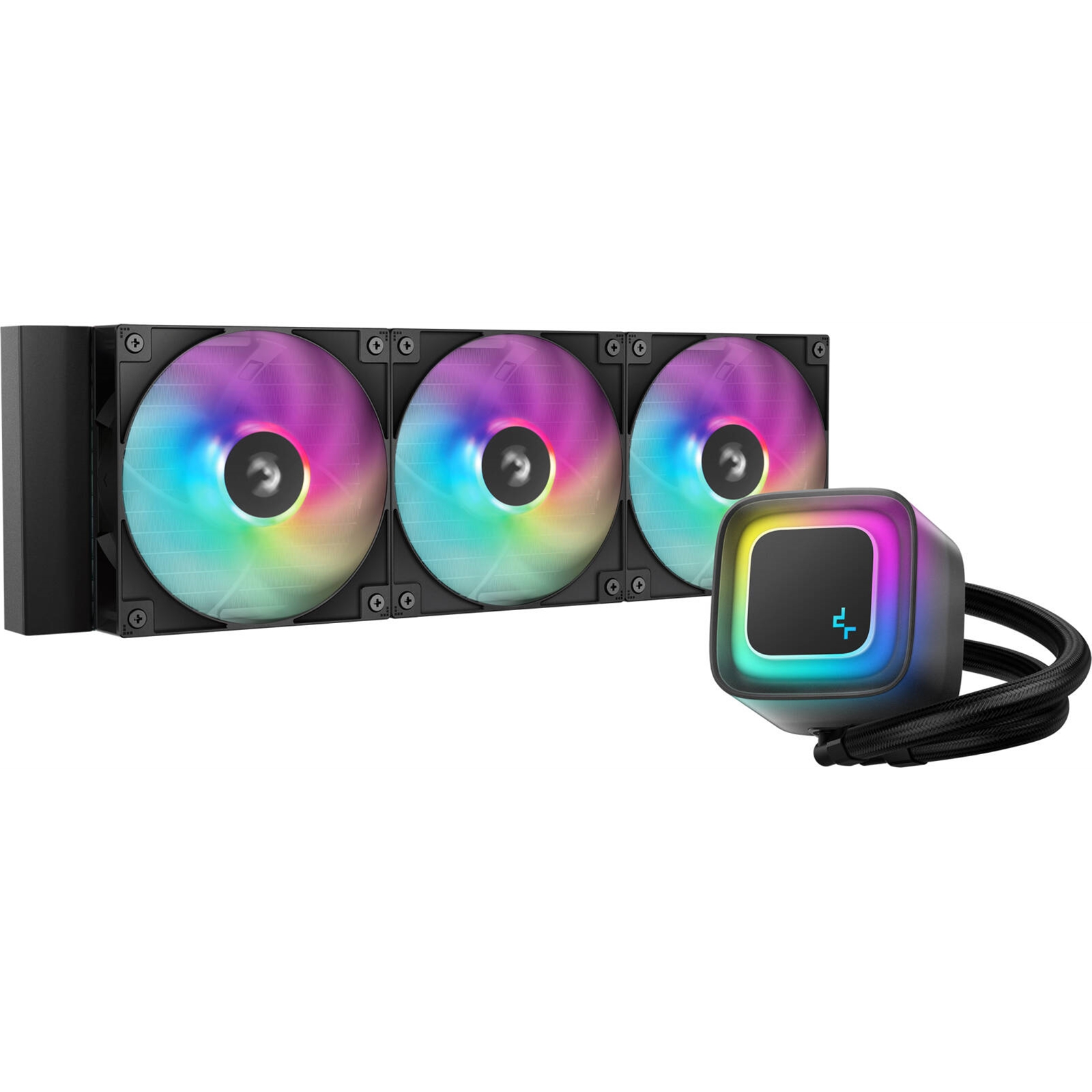 DeepCool LE360 V2 360mm Liquid CPU Cooler, Triple 120mm ARGB Fans, Anti-Leak Tech, Quiet High-Performance Pump, Compatible with Intel & AMD Sockets - Image 3