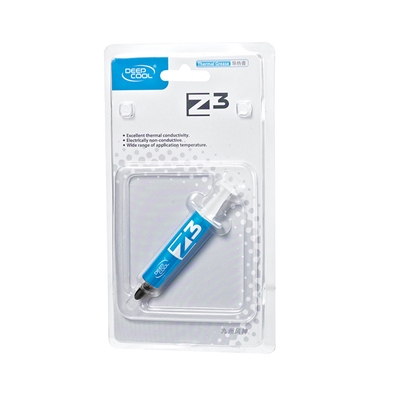 DeepCool Z3 Thermal Compound Syringe, 6.5g, Silver Grey, High Performance with Excellent Thermal Conductivity, High Compatibility for Most CPU Coolers - Image 2